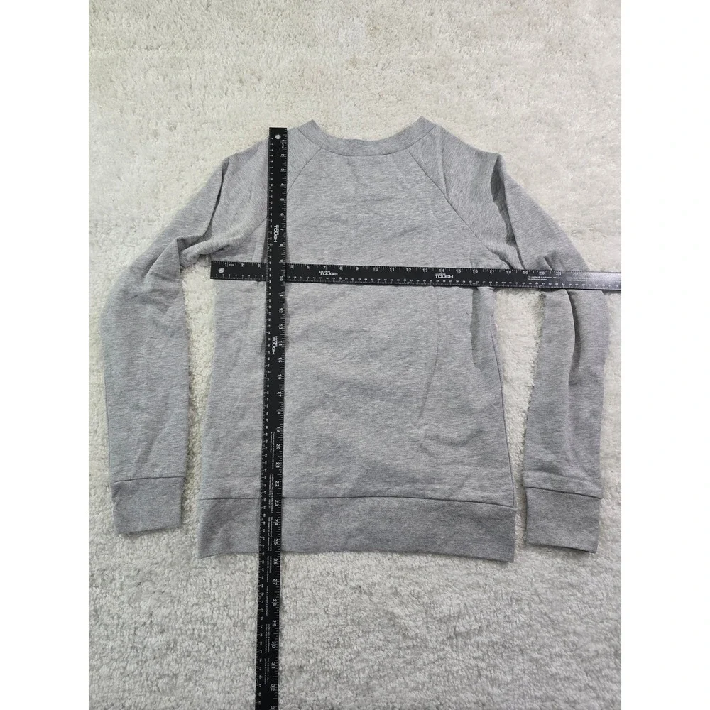 Marvel Captain America Shield Graphic Sweatshirt Gray Womens Medium Pullover